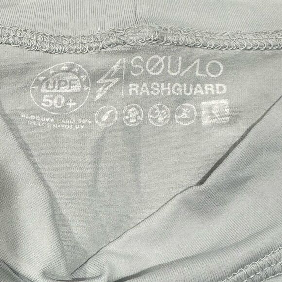 Sou/lo 50SPF Grey Rashguard Men’s XL - Picture 2 of 3